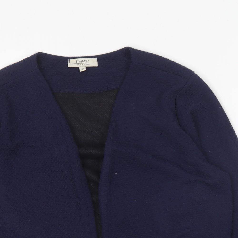 Womens UK Size 12 Papaya Blue Jacket