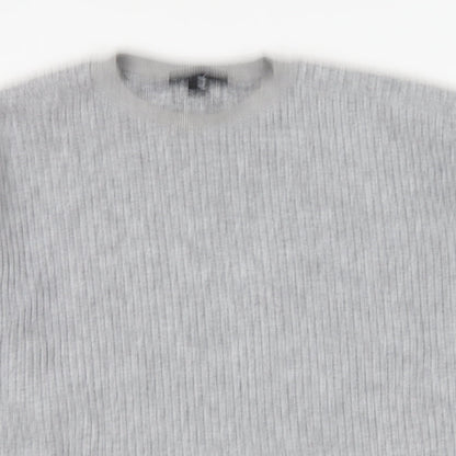 Womens UK Size 10 Topshop Grey Pullover Jumper