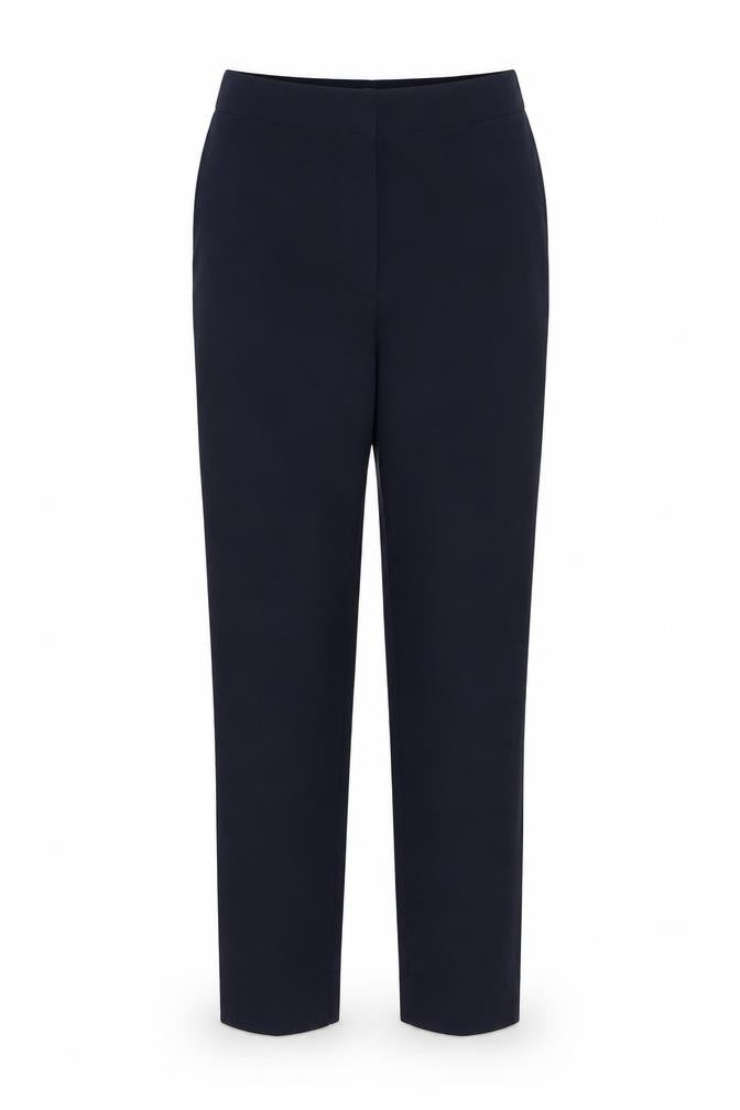 Womens UK Size 12 Gallery Regular Fit Carrot Blue Trousers