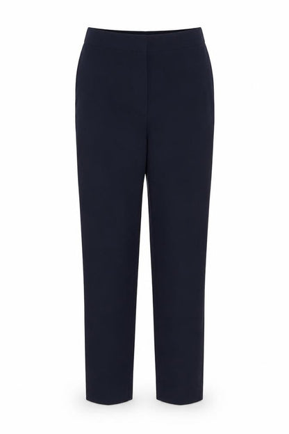 Womens UK Size 12 Gallery Regular Fit Carrot Blue Trousers