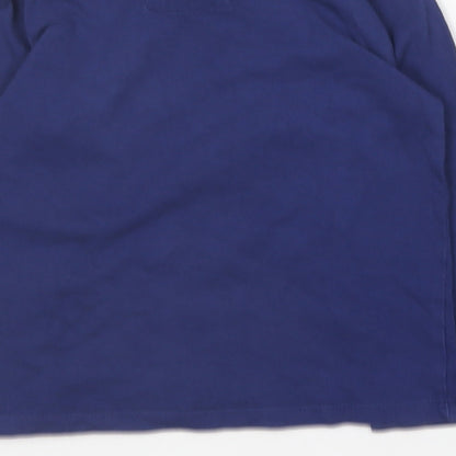 TU Boys Blue Cotton Basic T-Shirt Size 18-24 Months Round Neck - Dinosaur
