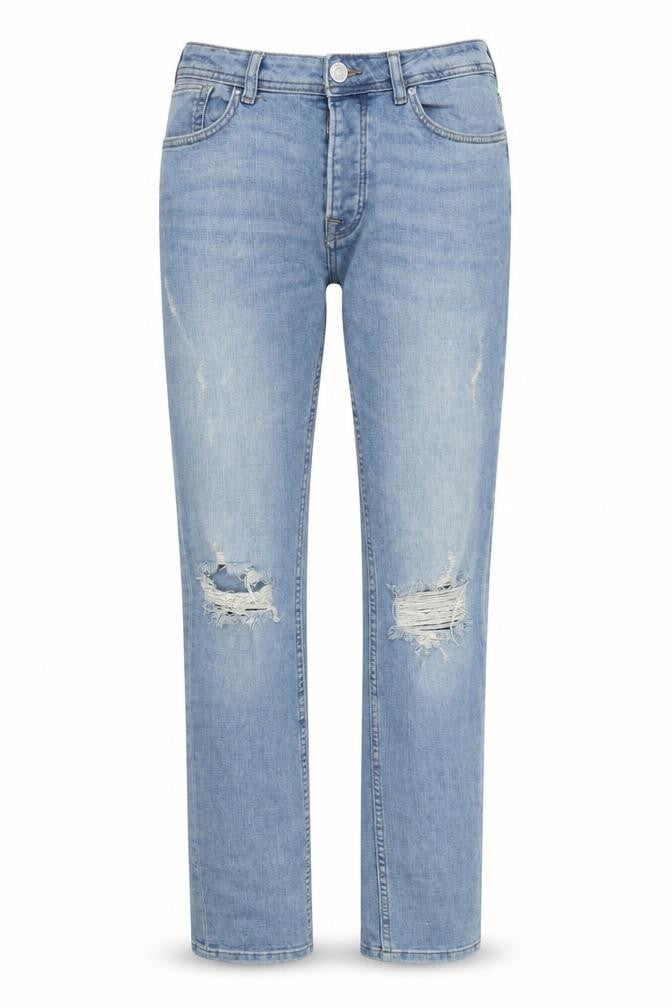 Womens UK Size 34 in Primark Regular Fit Straight Blue Jeans