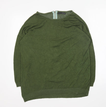 Womens UK Size S Atmosphere Green Pullover Jumper