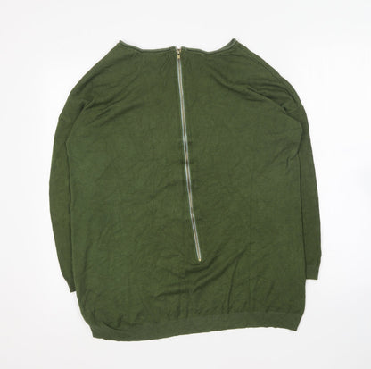 Womens UK Size S Atmosphere Green Pullover Jumper