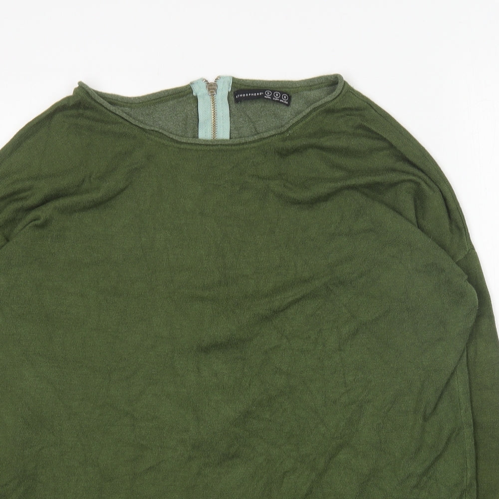 Womens UK Size S Atmosphere Green Pullover Jumper