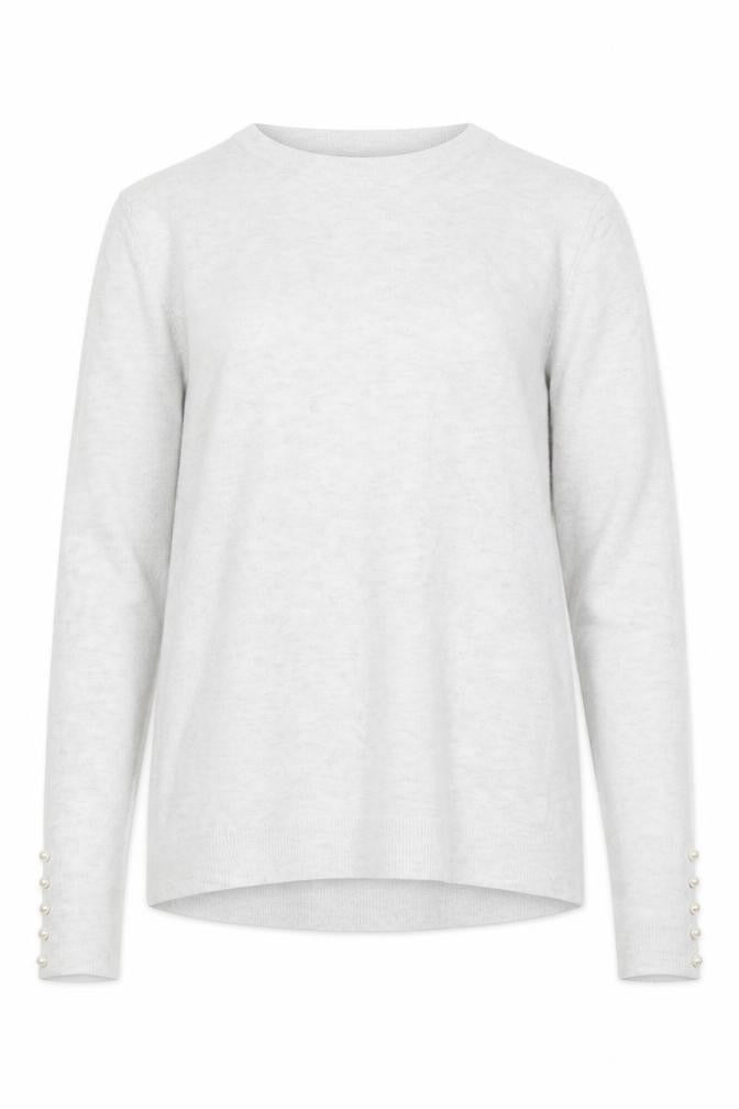 Zara Womens Grey Round Neck Cotton Pullover Jumper Size S
