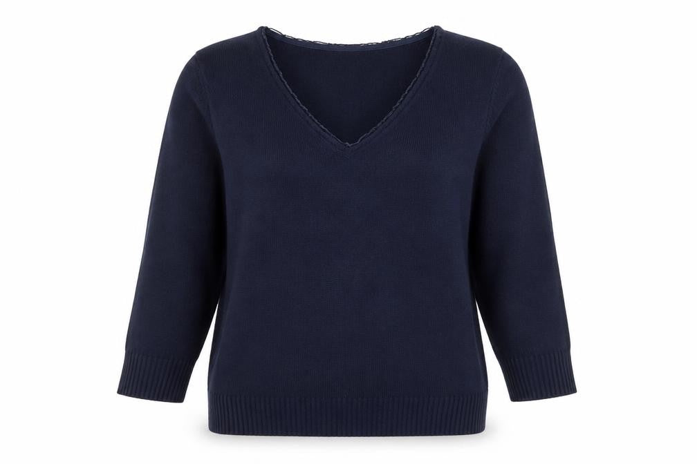 Womens UK Size 12 Marks and Spencer Blue Pullover Jumper