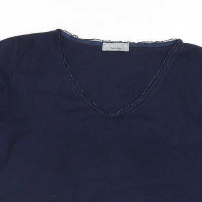 Womens UK Size 12 Marks and Spencer Blue Pullover Jumper