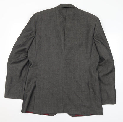 Mens UK Size 42 Burton Regular Grey Suit Jacket