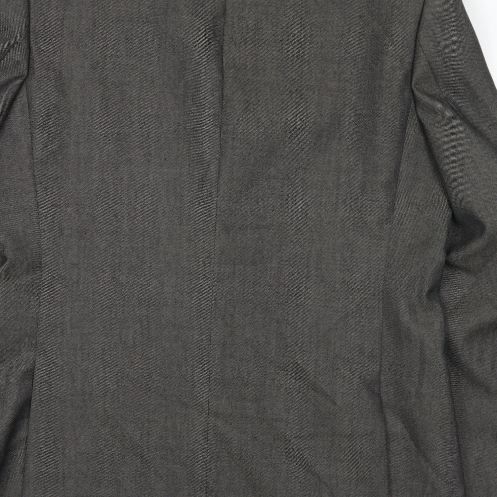 Mens UK Size 42 Burton Regular Grey Suit Jacket