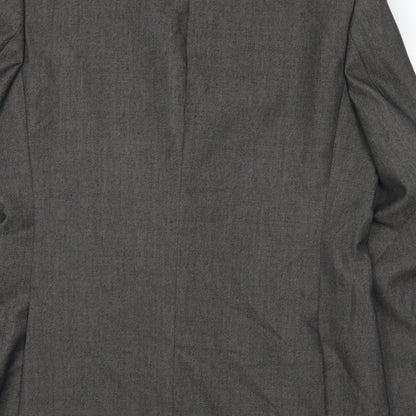 Mens UK Size 42 Burton Regular Grey Suit Jacket