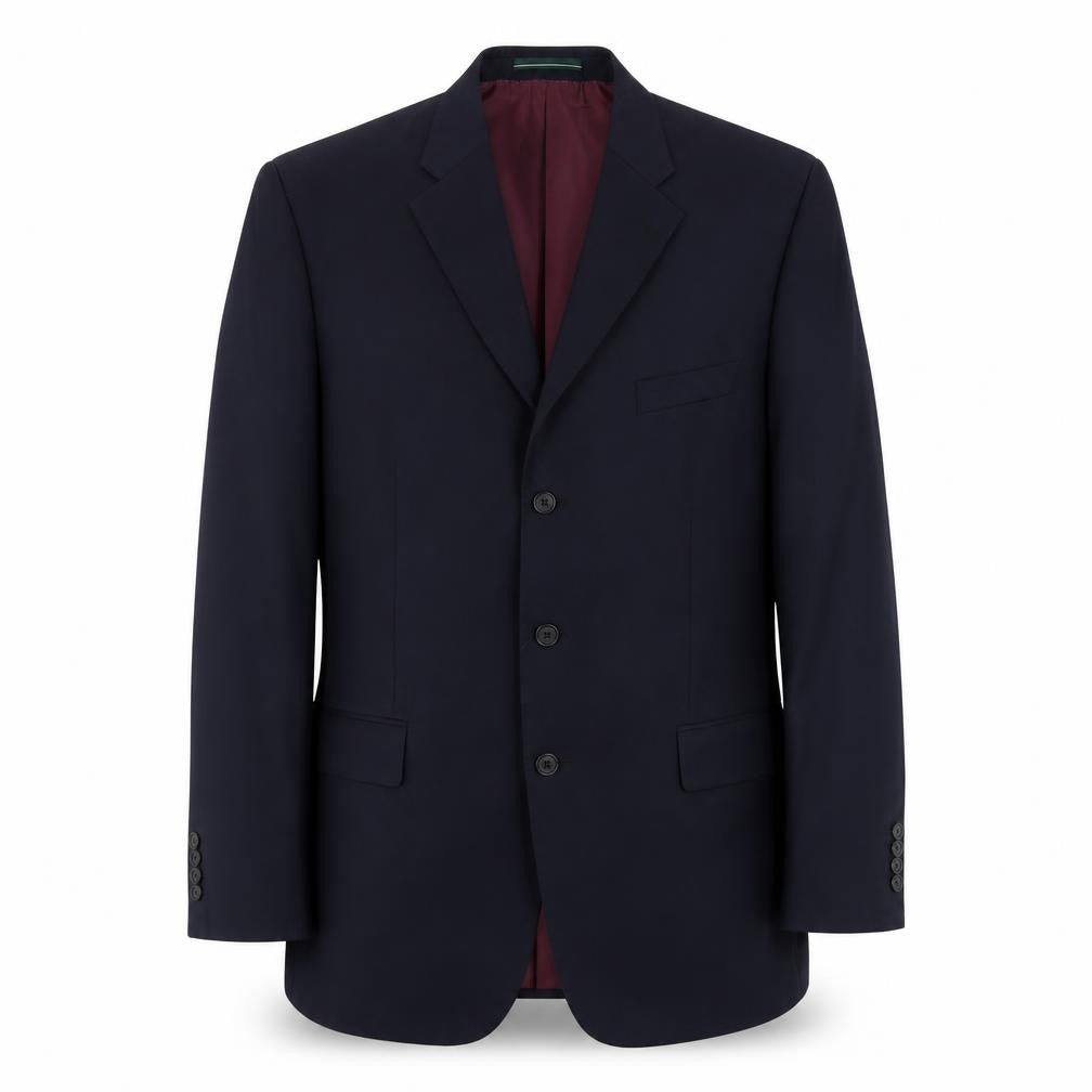 Mens UK Size 44 Lee Greenwood Regular Black Suit Jacket