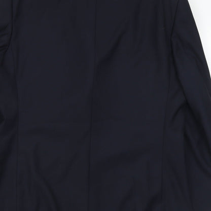 Mens UK Size 44 Lee Greenwood Regular Black Suit Jacket