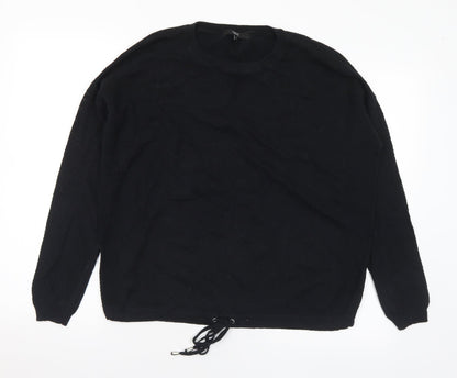 Womens UK Size 12 NEXT Black Pullover Jumper