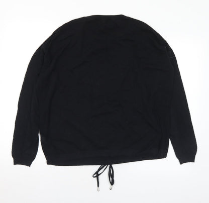 Womens UK Size 12 NEXT Black Pullover Jumper