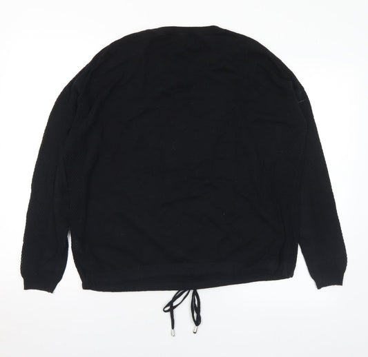 Womens UK Size 12 NEXT Black Pullover Jumper