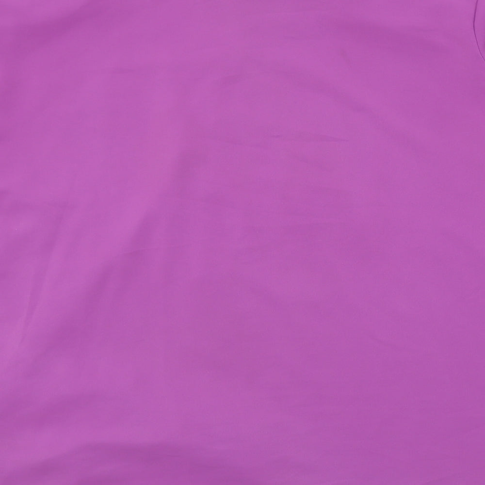 Womens UK Size 18 ELVI Purple Basic Blouse