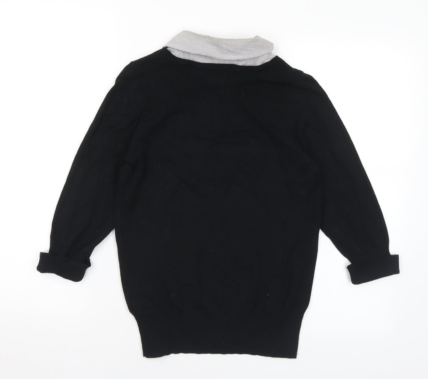 Womens UK Size 10 Marks and Spencer Black Pullover Jumper