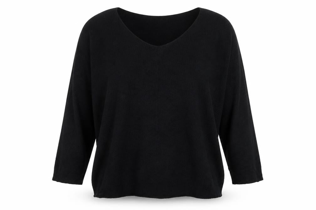 Womens UK Size M Preworn Black Pullover Jumper