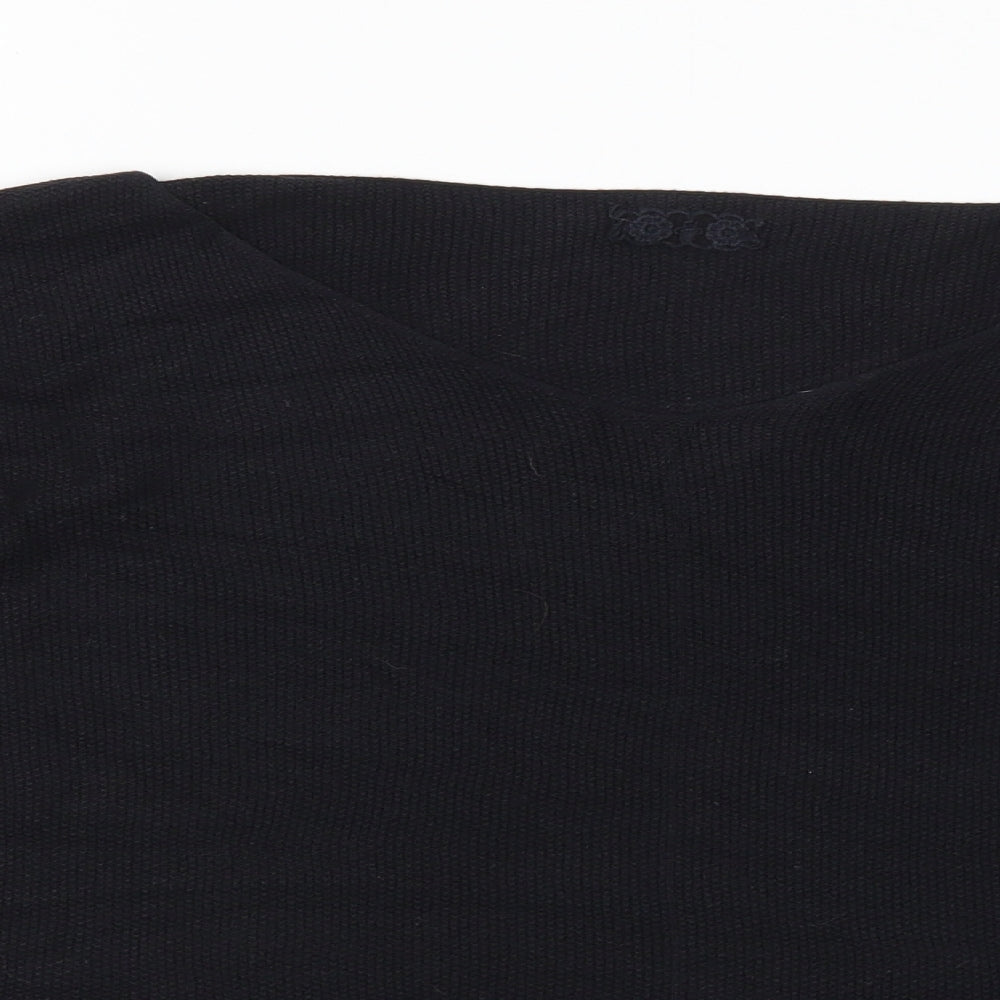 Womens UK Size M Preworn Black Pullover Jumper
