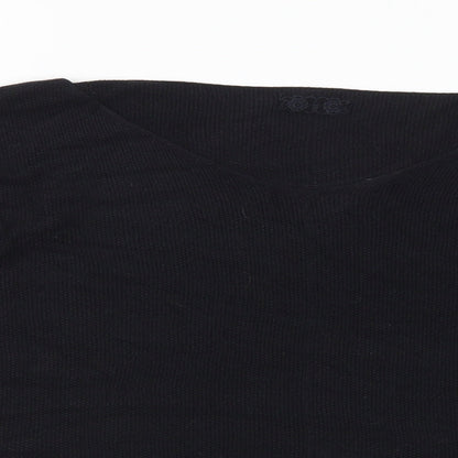 Womens UK Size M Preworn Black Pullover Jumper