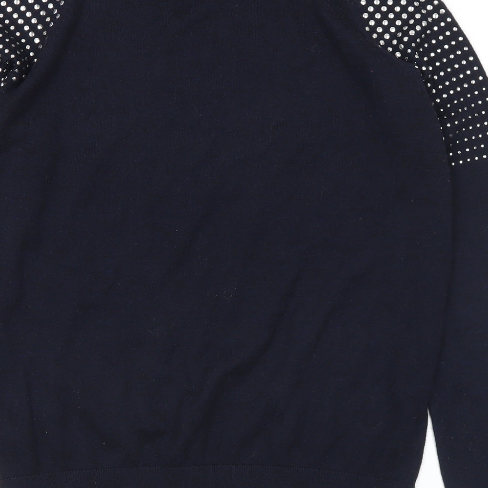 Womens UK Size S Wallis Blue Pullover Jumper