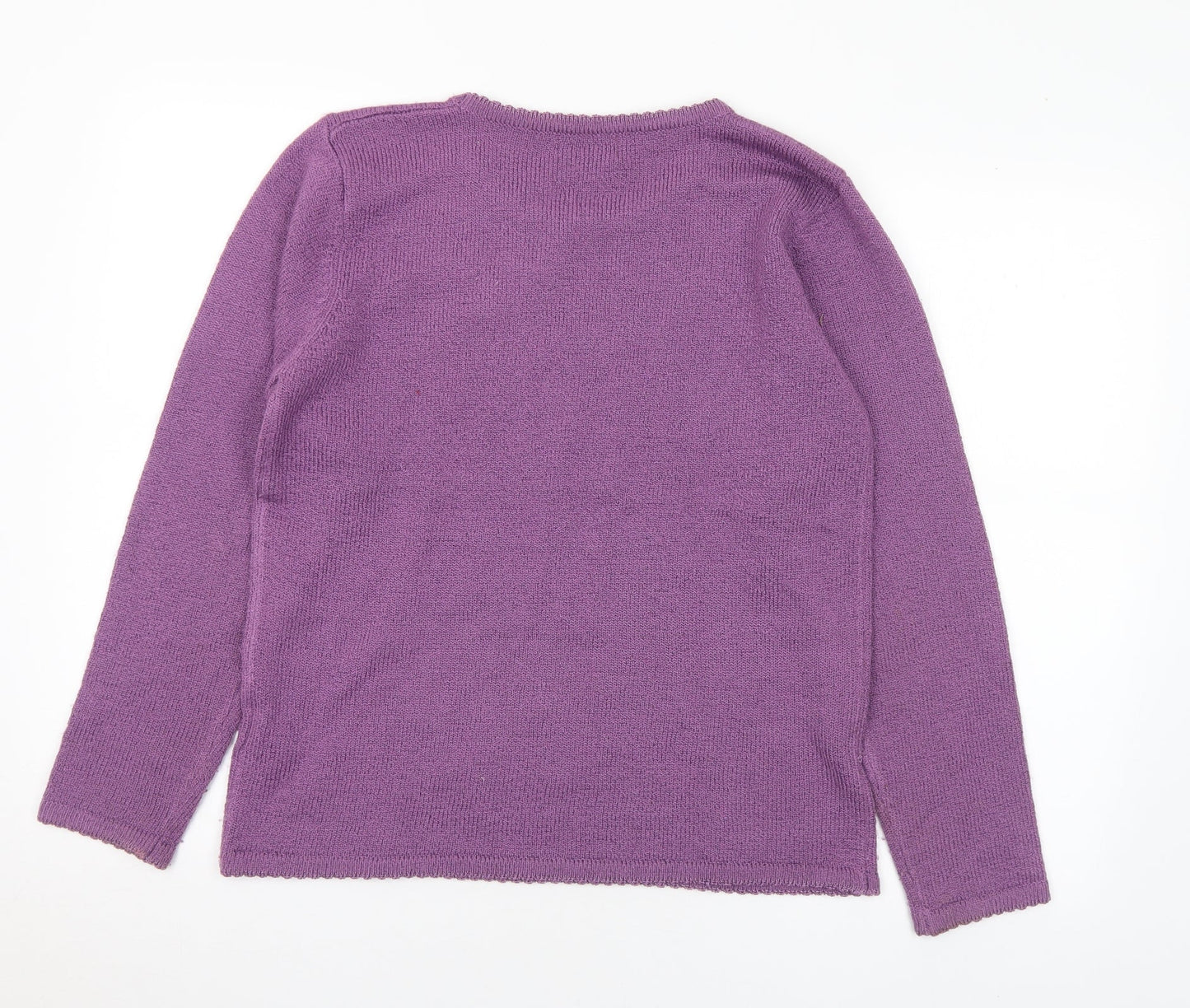 Womens UK Size S Casamia Purple Pullover Jumper