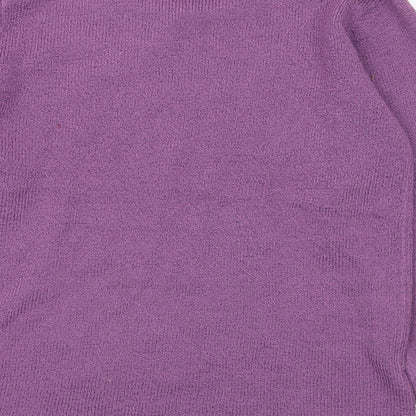 Womens UK Size S Casamia Purple Pullover Jumper