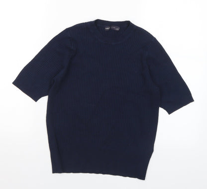 Womens UK Size 12 Marks and Spencer Blue Pullover Jumper