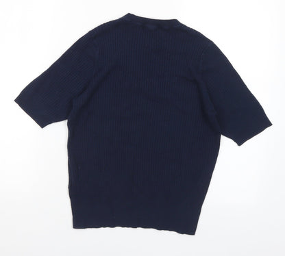 Womens UK Size 12 Marks and Spencer Blue Pullover Jumper