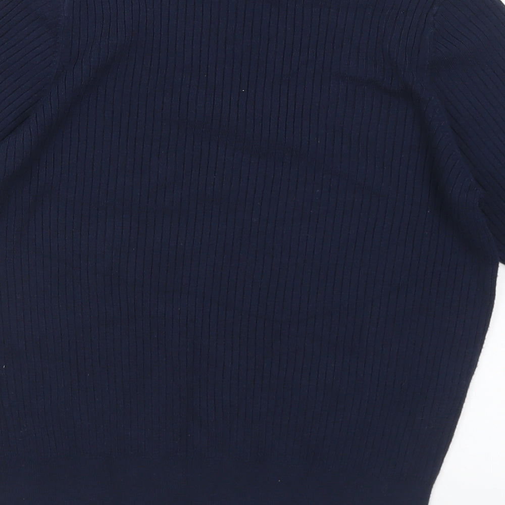 Womens UK Size 12 Marks and Spencer Blue Pullover Jumper