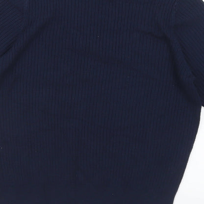Womens UK Size 12 Marks and Spencer Blue Pullover Jumper