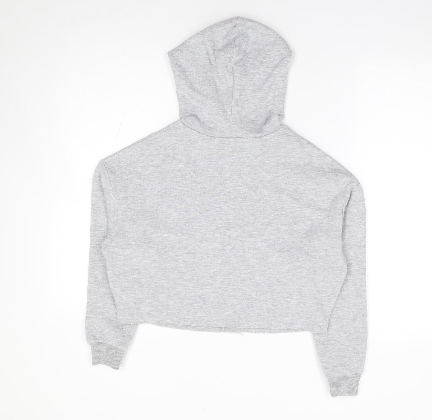New Look Girls Grey Polyester Pullover Hoodie Size 12-13 Years Pullover