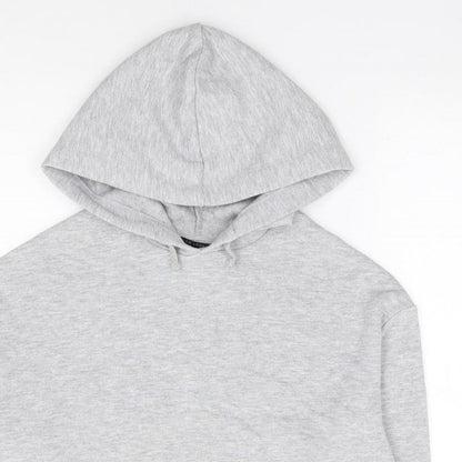 New Look Girls Grey Polyester Pullover Hoodie Size 12-13 Years Pullover