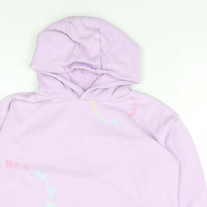 Primark Girls Purple Polyester Pullover Hoodie Size 11-12 Years Pullover - Be Kind