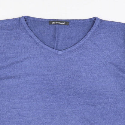 Womens UK Size M Bonmarché Blue Pullover Jumper
