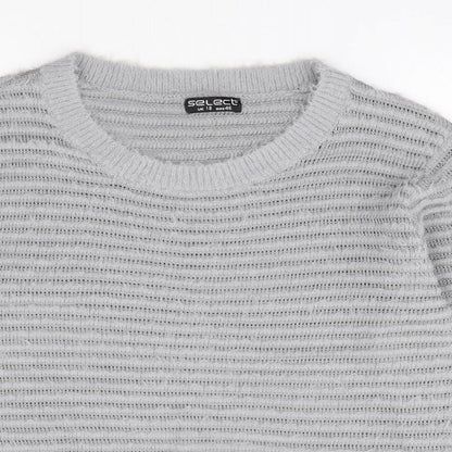 Womens UK Size 18 Select Grey Pullover Jumper