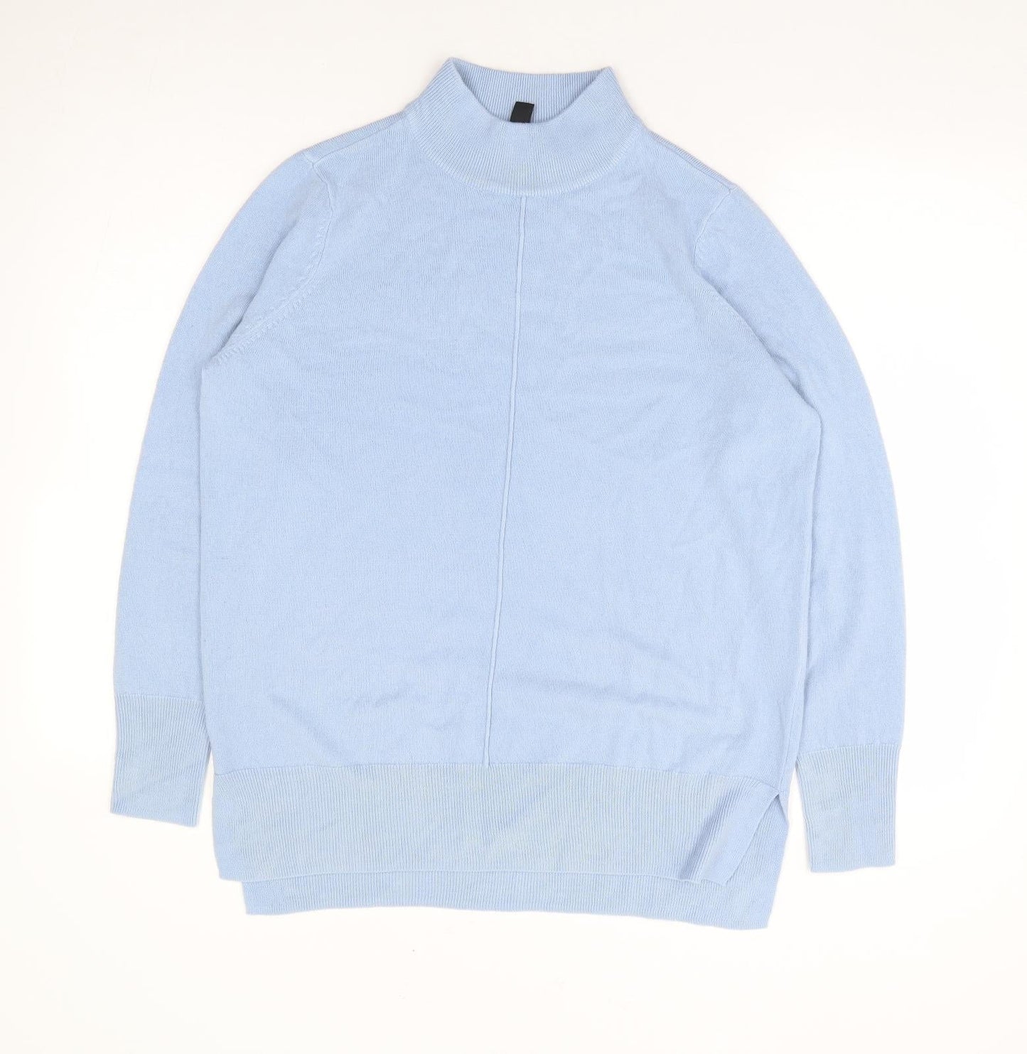 Womens UK Size 10 M&Co Blue Pullover Jumper
