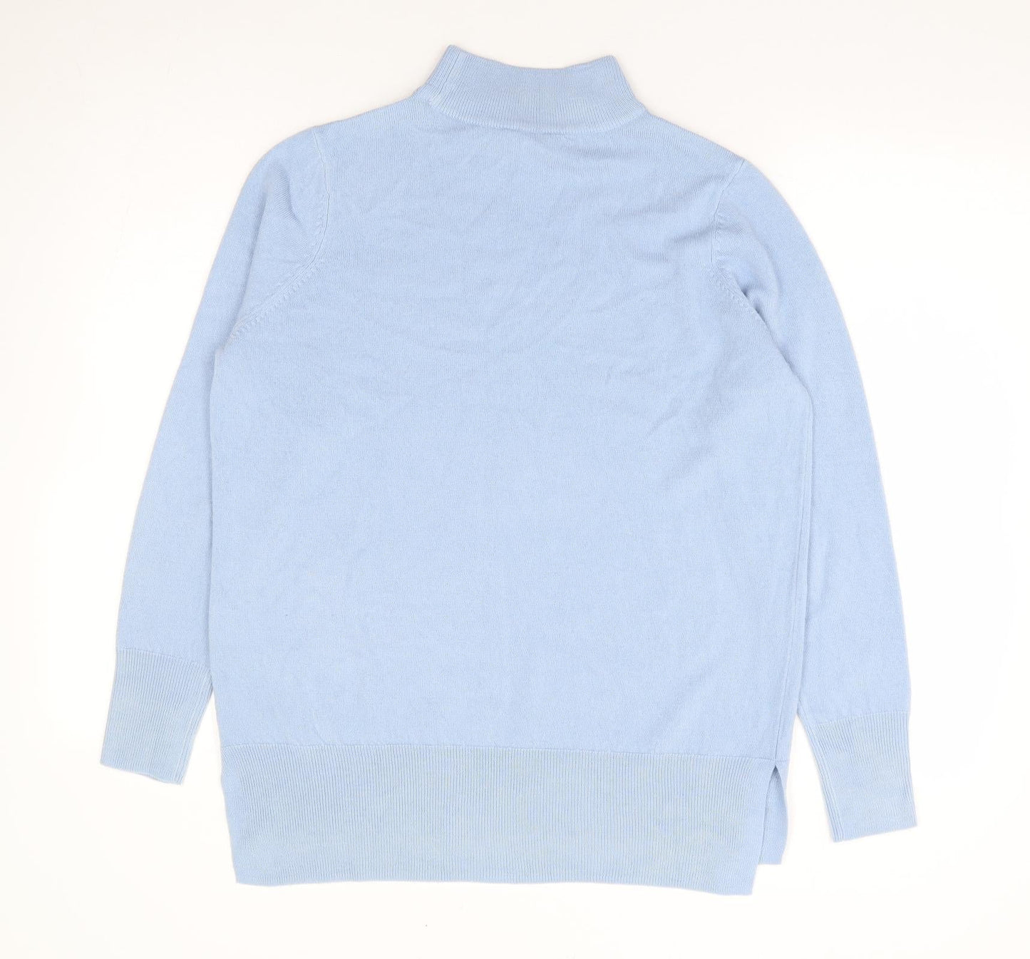 Womens UK Size 10 M&Co Blue Pullover Jumper