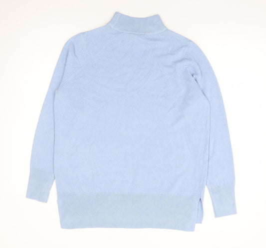 Womens UK Size 10 M&Co Blue Pullover Jumper