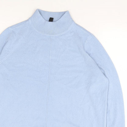 Womens UK Size 10 M&Co Blue Pullover Jumper