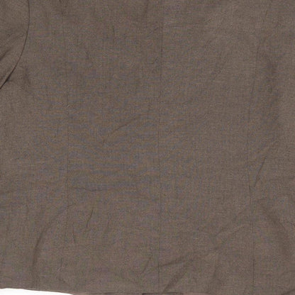 Debenhams Womens Brown Viscose Jacket Suit Jacket Size 16