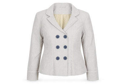Womens UK Size 14 Papaya Regular Beige Suit Jacket