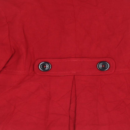 Marks and Spencer Womens Red Jacket Size 12 Button