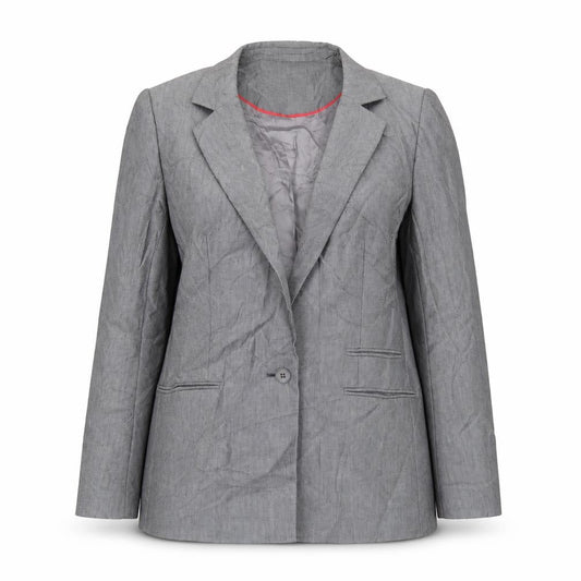 Womens UK Size 12 Oasis Regular Grey Suit Jacket