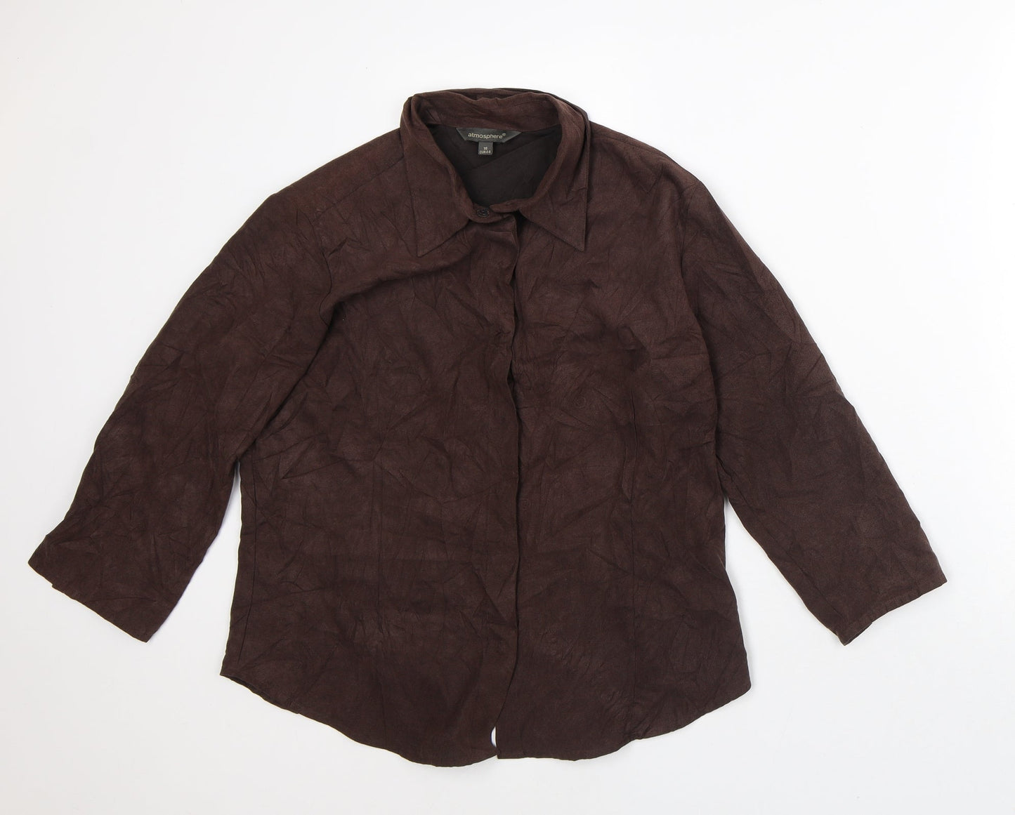 Womens UK Size 16 Atmosphere Brown Jacket