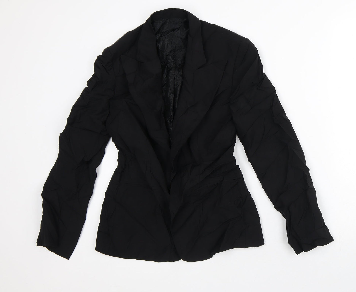 Womens UK Size S Preworn Black Jacket