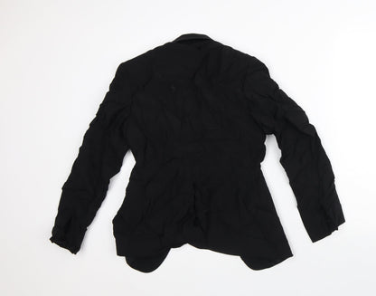 Womens UK Size S Preworn Black Jacket