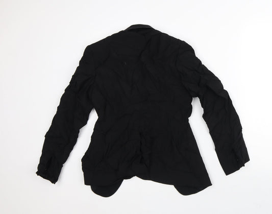 Womens UK Size S Preworn Black Jacket