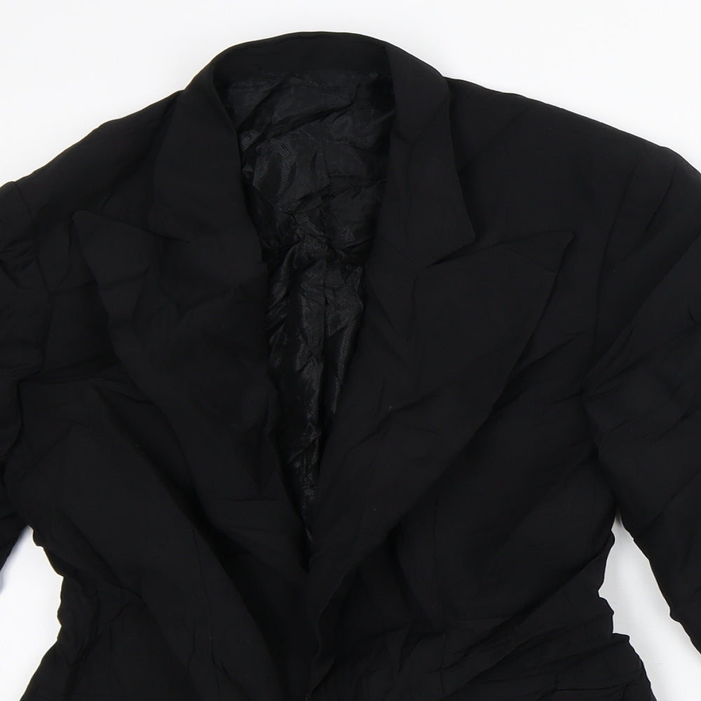 Womens UK Size S Preworn Black Jacket